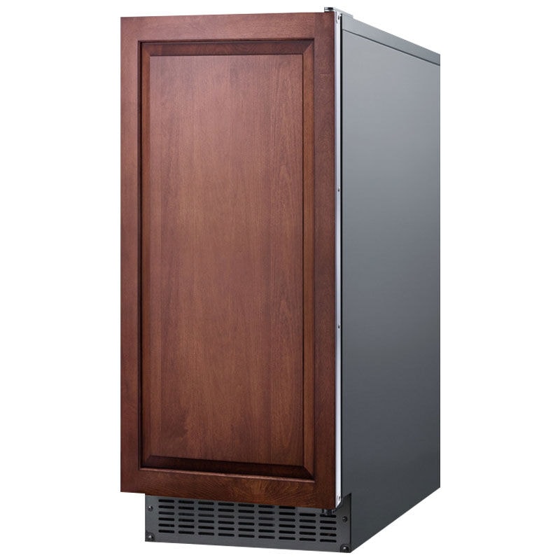 Summit 15 in. Built-In Undercounter Outdoor Commercial-Use Ice Maker with 26 lb. Ice Storage & Auto-Defrost - Custom Panel Ready, , hires