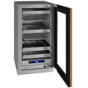 U-Line 18 in. 3.7 cu. ft. Built-In/Freestanding Beverage Center with Adjustable Shelves & Digital Control - Custom Panel Ready, , hires