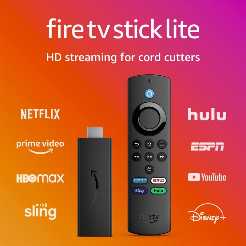 Fire TV Stick 4K Essentials Bundle with Remote Cover (Red) and USB Power  Cable