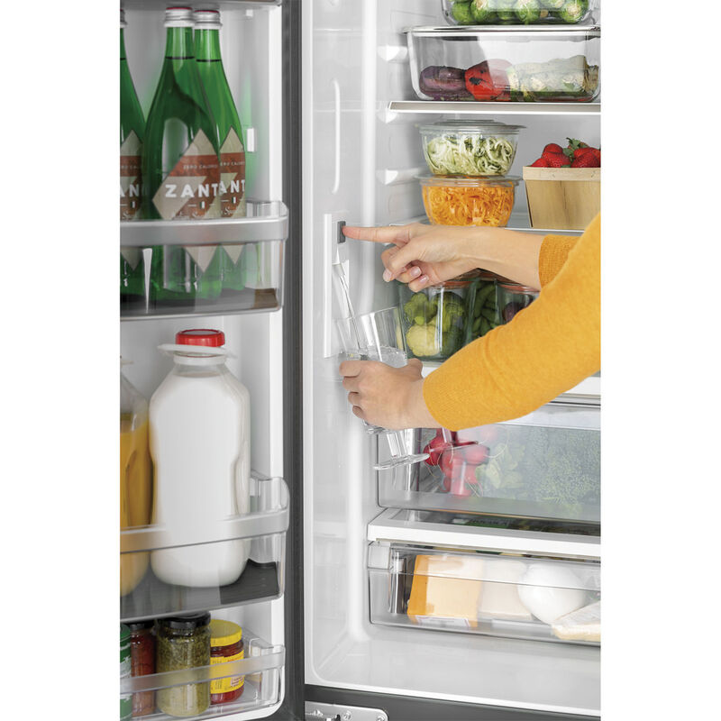 Cafe 33 in. 18.6 cu. ft. Counter Depth French Door Refrigerator with Internal Water Dispenser - Stainless Steel, Stainless Steel, hires