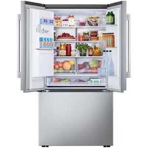 LG 36 in. 23.7 cu. ft. Smart Counter Depth French Door Refrigerator with Zero Clearance Hinge, Ice & Water Dispenser - PrintProof Stainless Steel, , hires