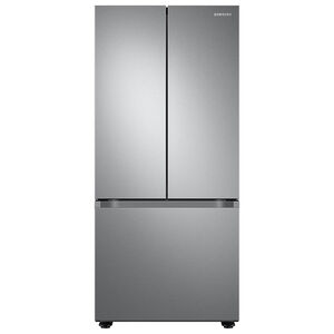 Samsung 30 in. 22.0 cu. ft. Smart French Door Refrigerator with Ice Maker - Stainless Steel, Stainless Steel, hires