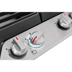 Frigidaire Gallery 30 in. 4-Burner Natural Gas Cooktop with Simmer Burner & Power Burner - Stainless Steel, , hires