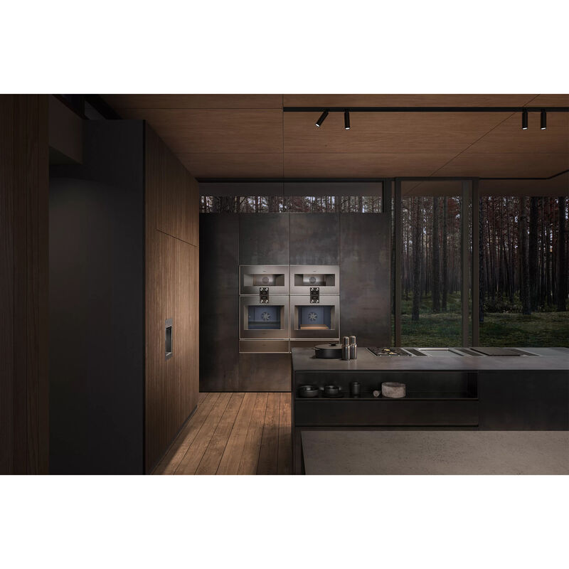 Gaggenau 400 Series 8 in. Convertible Downdraft with 3 Fan Speeds & Knobs Control - Stainless Steel, , hires