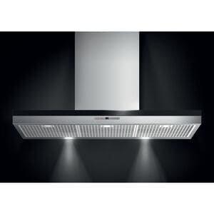 Fisher & Paykel Series 7 36 in. Convertible Chimney Style Range Hood with 600 CFM, 4 Fan Speeds & 2 LED Lights - Stainless Steel, , hires