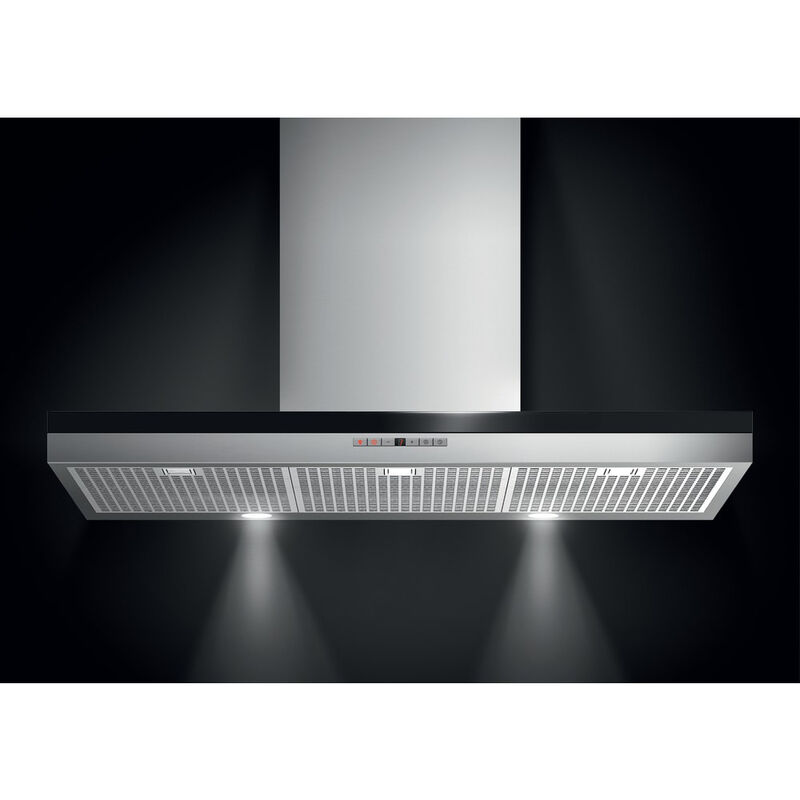Fisher & Paykel Series 7 36 in. Convertible Chimney Style Range Hood with 600 CFM, 4 Fan Speeds & 2 LED Lights - Stainless Steel, , hires
