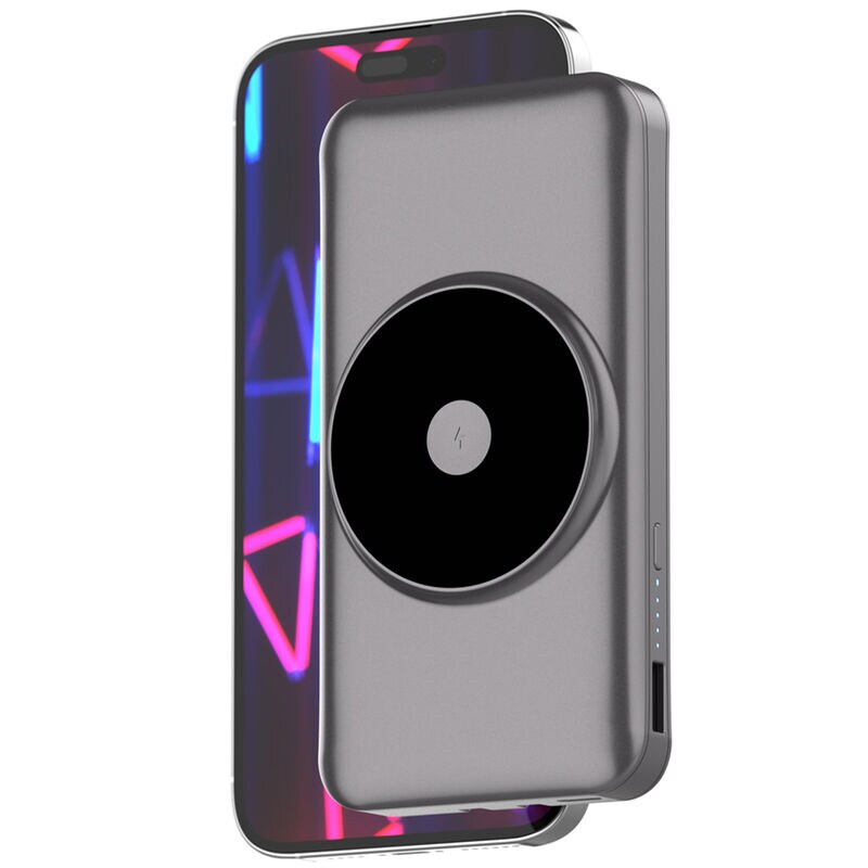 JourneyMag - All-in-One Magnetic Wireless Battery Pack for iPhone 16, 15, 14, 13 & 12 series - Built-in AC Adapter - 20W PD - 10,000mAh, , hires