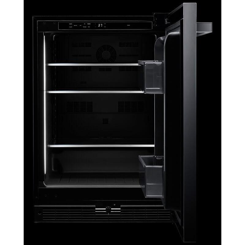 JennAir Noir 24 in. 5 cu. ft. Built-In Undercounter Refrigerator - Stainless Steel, , hires