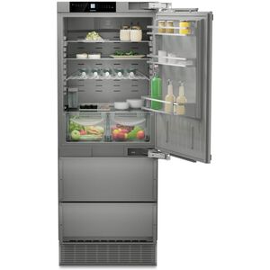 Liebherr 30 in. 14.1 cu. ft. Built-In Counter Depth Bottom Freezer Refrigerator with Ice Maker - Custom Panel Ready, , hires