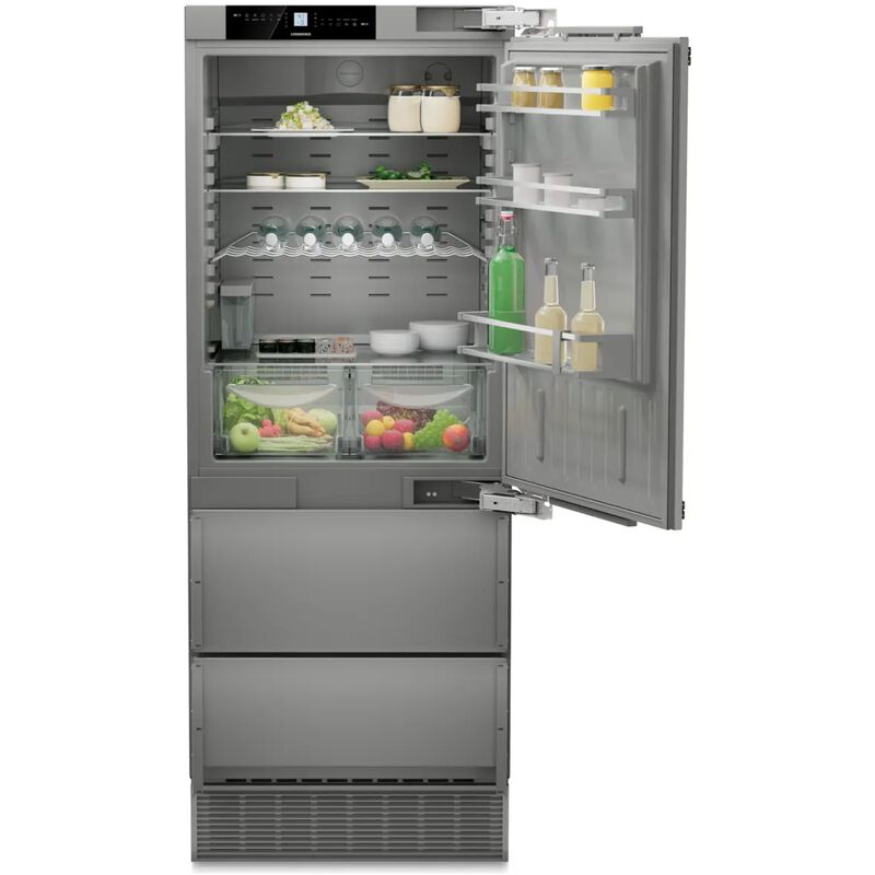 Liebherr 30 in. 14.1 cu. ft. Built-In Counter Depth Bottom Freezer Refrigerator with Ice Maker - Custom Panel Ready, , hires