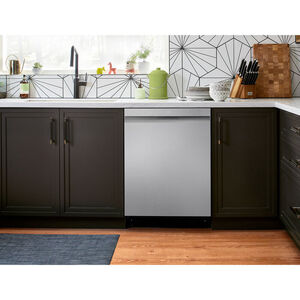 LG 24 in. Top Control Smart Dishwasher with 46 dBa Sound Level, 3rd-Rack, Dynamic Heat Dry & Pocket - PrintProof Stainless Steel, PrintProof Stainless Steel, hires
