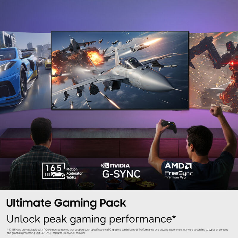 Samsung - 42" Class S90H Series OLED 4K UHD Smart Tizen TV, , hires