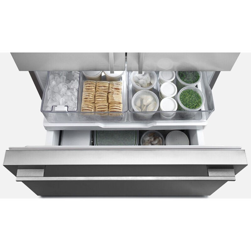 Fisher & Paykel Series 7 31 in. 17.1 cu. ft. Counter Depth Bottom Freezer Refrigerator with Water Dispenser - Stainless Steel, , hires