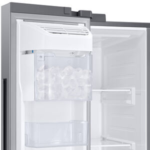 Samsung 36 in. 28.0 cu. ft. Smart Side-by-Side Refrigerator with Ice Maker - Stainless Steel, Stainless Steel, hires