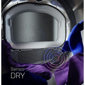 GE Profile 27 in. 7.4 cu. ft. Smart Electric Dryer with Aluminized Alloy Drum, Sanitize Cycle & Sensor Dry - White, White, hires