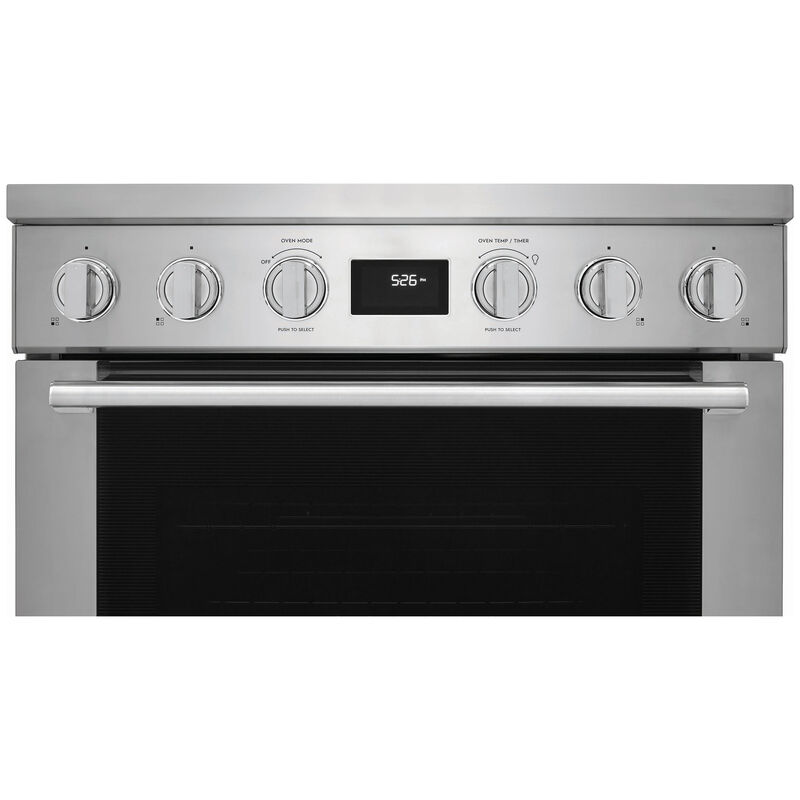 Electrolux 30 in. 4.6 cu. ft. True European Convection Electric Range with 4 Induction Burners - Stainless Steel, , hires
