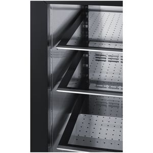 Summit 15 in. Built-In/Freestanding 1.8 cu. ft. Compact Left-Hinged Beverage Center with Adjustable Shelves & Digital Control - Stainless Steel, , hires
