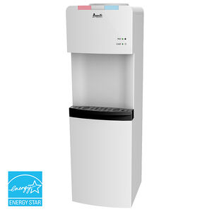 Avanti 11" Freestanding Hot And Cold Water Water Dispenser with Child Safety Guard - White, , hires