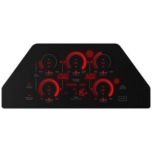 Cafe 30 in. 5-Burner Smart Electric Cooktop with Simmer Burner & Power Burner - Stainless Steel, , hires