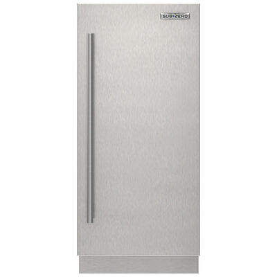 Sub-Zero 15 in. Stainless Door Panel with Tubular Handle - Right Hinge | 7043090