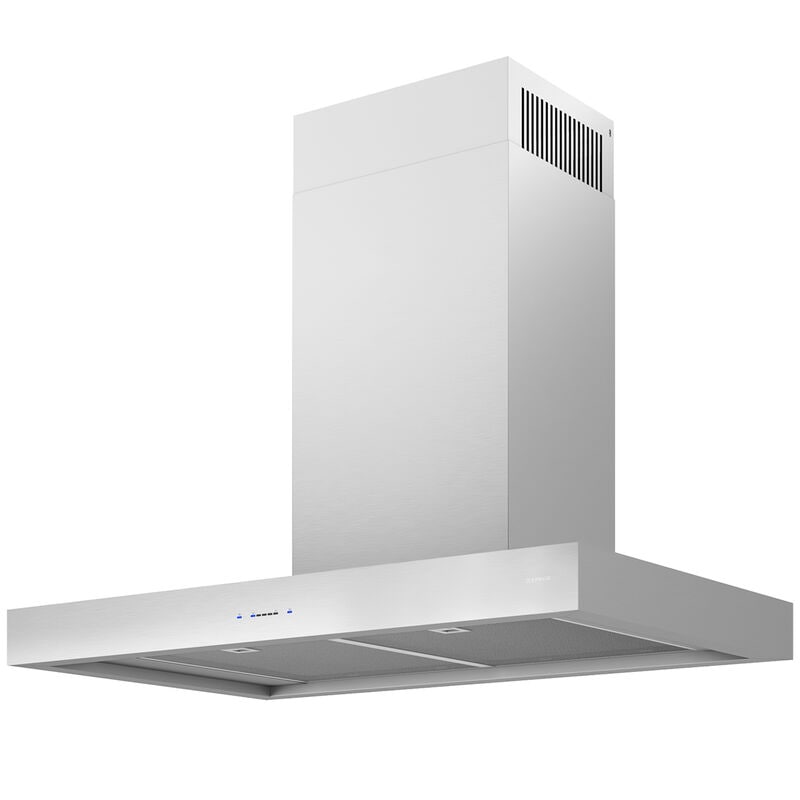 Zephyr Roma Series 36 in. Convertible Chimney Style Range Hood with 600 CFM, 5 Fan Speeds & 2 LED Lights - Stainless Steel, , hires