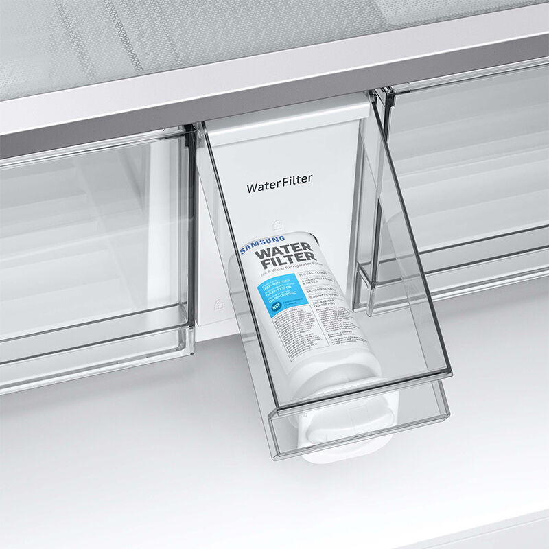 Samsung Bespoke 36 in. 22.8 cu. ft. Smart Counter Depth 4-Door French Door Refrigerator with Internal Water Dispenser - Stainless Steel, Stainless Steel, hires