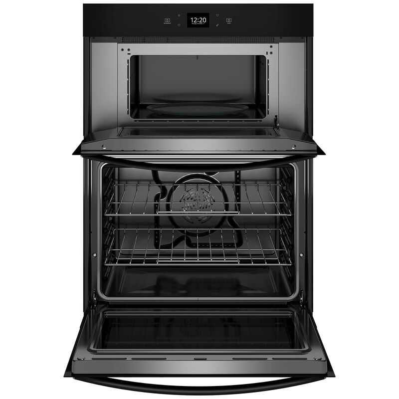 Whirlpool 27 in. 5.7 cu. ft. Electric Smart Oven/Microwave Combo Wall Oven with Standard Convection & Self Clean - Black, , hires