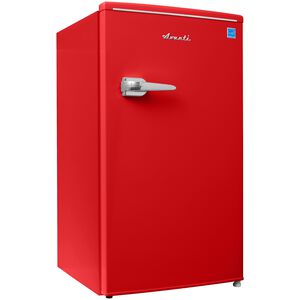 Avanti 18 in. 3.1 cu. ft. Mini Fridge with Freezer Compartment - Red, Red, hires