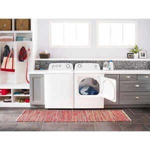 Amana 29 in. 6.5 cu. ft. Electric Dryer with Wrinkle Prevent Option - White, , hires