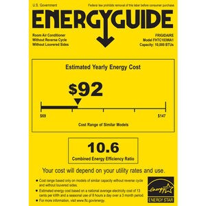Frigidaire 10,000 BTU Through-the-Wall Air Conditioner with 3 Fan Speeds, Sleep Mode & Remote Control - White, , hires
