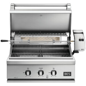 DCS Series 7 30 in. 2-Burner Built-In Liquid Propane Gas Grill with Rotisserie - Stainless Steel, , hires