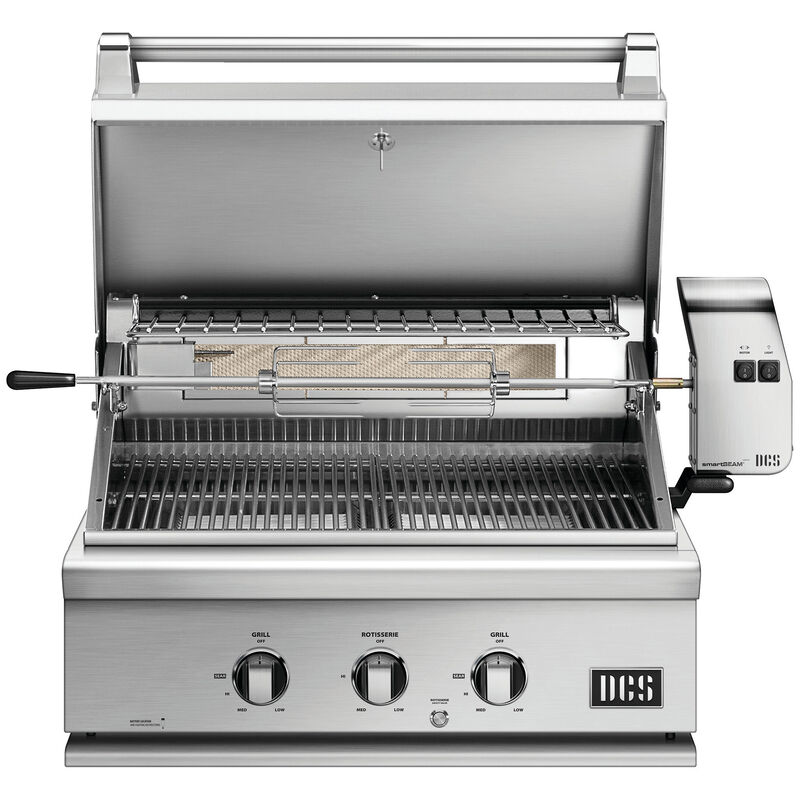 DCS Series 7 30 in. 2-Burner Built-In Liquid Propane Gas Grill with Rotisserie - Stainless Steel, , hires