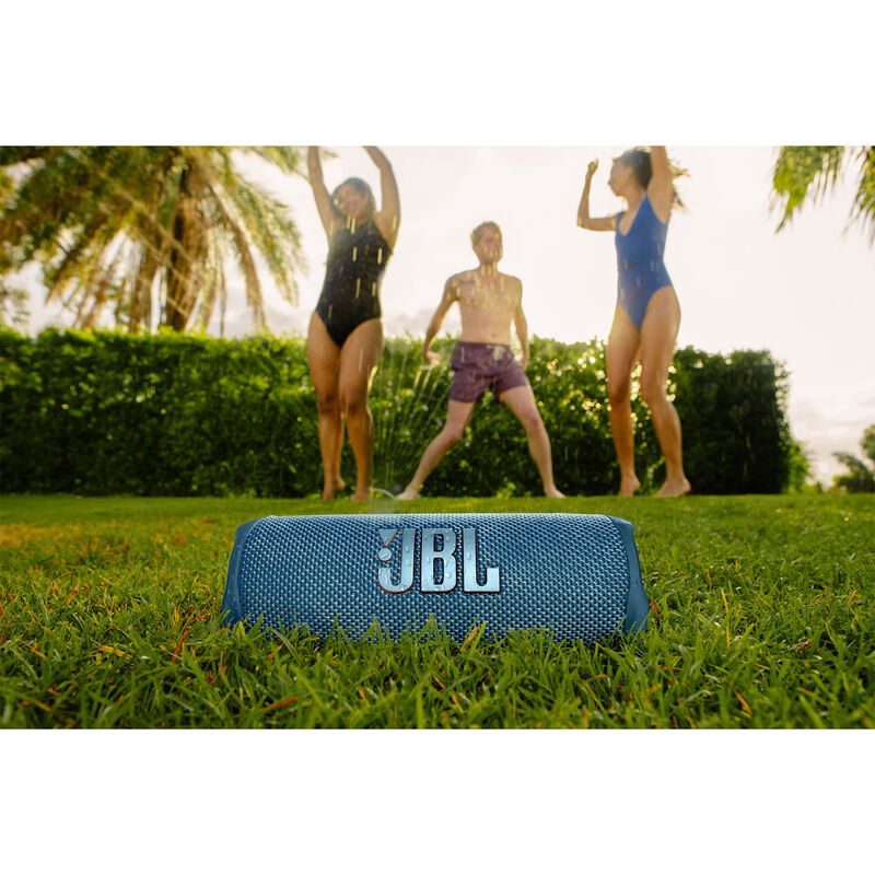 JBL Speaker Richard Waterproof - Blue & Bluetooth 6 Son | P.C. Flip Portable