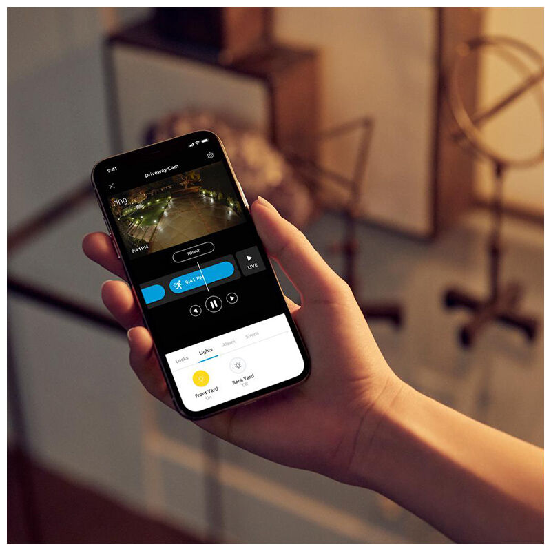 Ring Motion Sensor with Alexa Compatibility - White, , hires