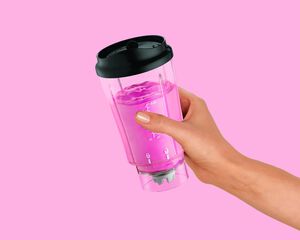 Hamilton Beach 14 Oz. Single Speed Countertop Blender with Plastic Jar & Travel Lid - Black, , hires