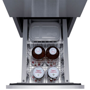 Summit 15 in. 2.7 cu. ft. Outdoor Double Refrigerator Drawers - Stainless Steel/Panel Ready, , hires