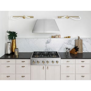 Monogram Professional Series 36 in. 6-Burner Natural Gas Rangetop with Simmer Burner & Power Burner - Stainless Steel, , hires