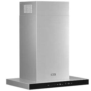 Dacor 30 in. Smart Ducted Chimney Style Range Hood with 600 CFM, 4 Fan Speeds & 1 LED Light - Silver Stainless, , hires