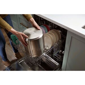 Whirlpool 24 in. Top Control Dishwasher with 50 dBa Sound Level - Fingerprint Resistant Stainless, , hires