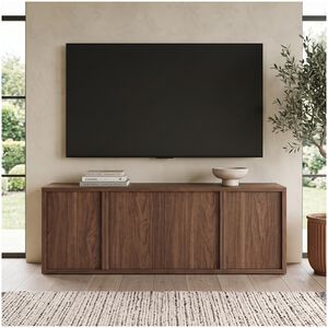 Preston & Cole Adaline 68" Wide TV Stand for TVs up to 75" - Satin Walnut, , hires