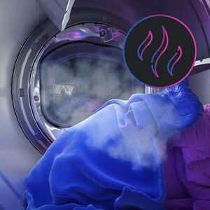 GE Profile 27 in. 7.4 cu. ft. Smart Gas Dryer with Aluminized Alloy Drum, Sensor Dry, Sanitize & Steam Cycle - Diamond Gray, Diamond Grey, hires