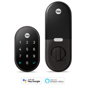 Nest x Yale - Smart Lock with Nest Connect - Black Suede, , hires