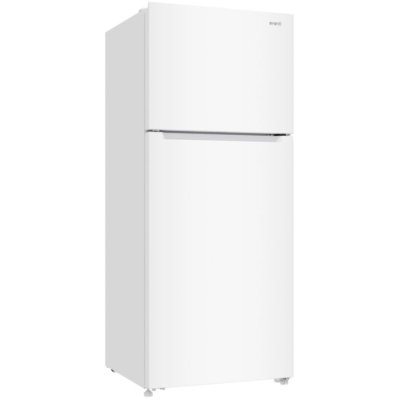 Avanti 28 in. 14.6 cu. ft. Counter Depth Garage-Ready Top Freezer Refrigerator - White, White, hires