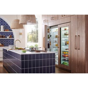 Sub-Zero 36 in. 20.6 cu. ft. Built-In Upright Smart Freezer with Ice Maker, Adjustable Shelves & Digital Control - Stainless Steel, , hires