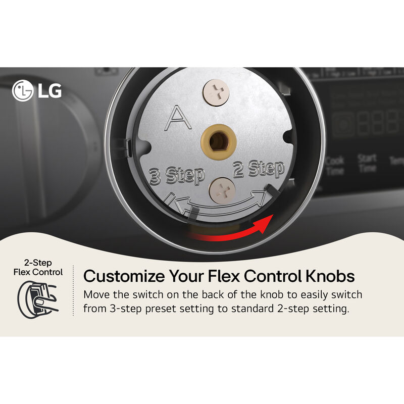 LG 30 in. 6.3 cu. ft. Smart Air-Fry Standard Convection Slide-In Electric Range with Radiant Burners - Black Stainless Steel, , hires