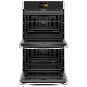 GE Profile 30 in. 10 cu. ft. Smart Top Control Electric Double Wall Oven with True European Convection - Stainless Steel, Stainless Steel, hires