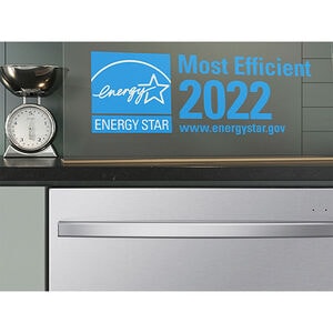 Samsung 24 in. Top Control Smart Dishwasher with 42 dBa Sound Level, 3rd-Rack & Ventilation Drying System - Fingerprint Resistant Stainless, Fingerprint Resistant Stainless, hires