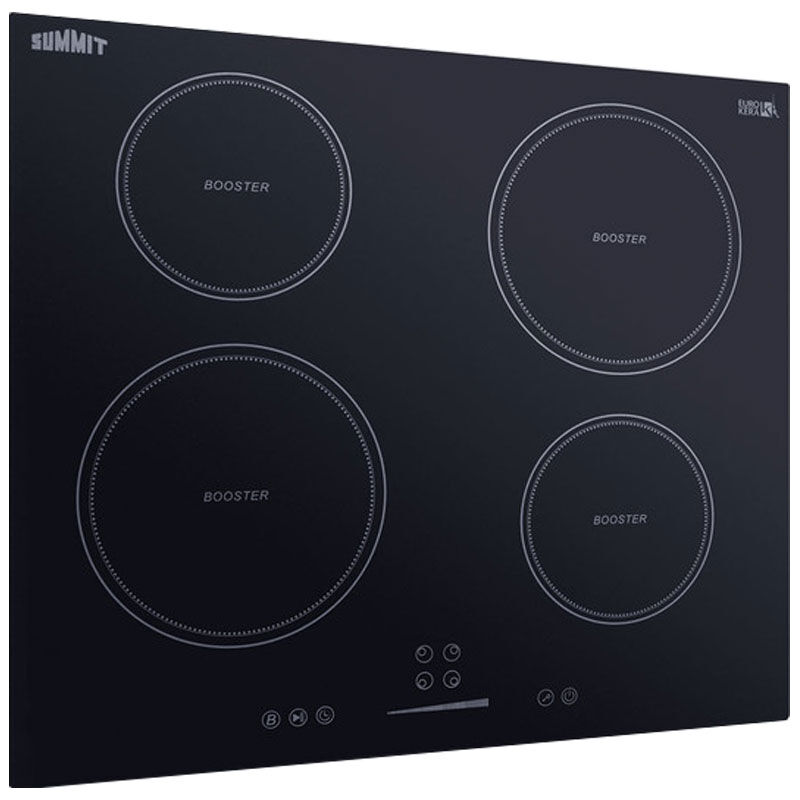 Summit 24 in. 4-Burner Induction Cooktop - Black, , hires