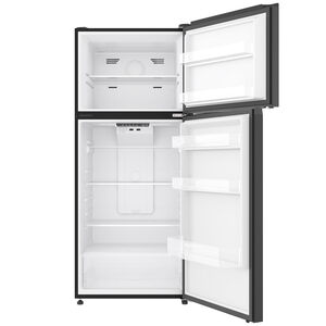 Avanti 28 in. 14.6 cu. ft. Counter Depth Garage-Ready Top Freezer Refrigerator - Black, Black, hires