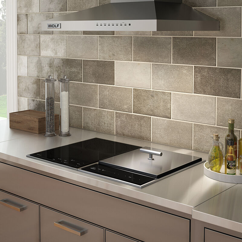 Wolf Transitional 15 in. 2-Burner Induction Cooktop with Simmer Burner & Power Burner - Stainless Steel, , hires